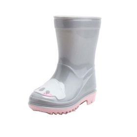 the gray Cute rain boots with Koala