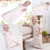 Summer  Spring Baby Sleeping Bag Cotton 4 Seasons,0-3Yrs, Khaki stripes