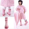 Kids's/Children Beautiful Rain Boots Little Girls' Pink Floral Rainy Days Shoes