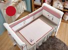 Summer Baby Waterproof Changing Diaper Pad Sleeping Mat,Red 80x60cm