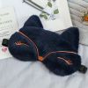 3D Cute Face Adjustable Sleeping Blindfold for Yoga Traveling Sleeping Party,B