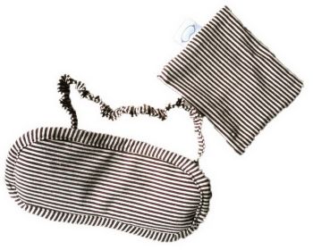 Breathable Cute Men And Women Sleeping Eye Masks, Brown Stripes