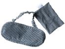 Breathable Cute Men And Women Sleeping Eye Masks, Navy Blue Stripes