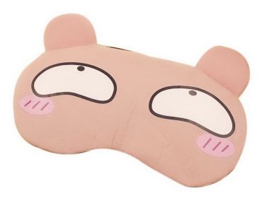 Breathable Cute Men And Women Sleeping Eye Masks, Pink Long Eyes