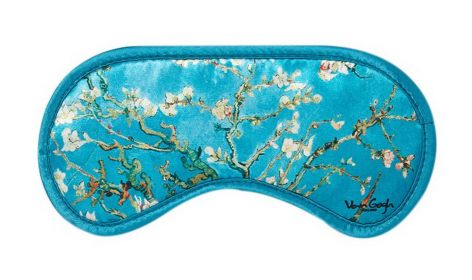 Van Gogh Almond Flower Style Breathable Cotton Eye Mask For Sleep Camping Travel