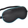 Sleeping Eye Mask Silk Sleep Mask Eye-shade Shading Aid-sleeping Black/Blue
