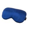Silk Sleeping Eye Mask Sleep Mask Eye-shade Aid-sleeping,Navy