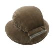 Removable And Washable Plush Double Sleeping Pillow, Dark Brown