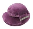 Removable And Washable Plush Double Sleeping Pillow, Dark Purple