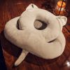 Plush Double Layer Sleeping Pillow Neck Nap Pillow, Cute Cat