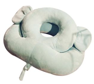 Plush Double Layer Sleeping Pillow Neck Nap Pillow, Cute Cartoon Elephant