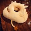 Plush Double Layer Sleeping Pillow Neck Nap Pillow, Cute Lamb