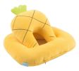 Plush Double Layer Sleeping Pillow Neck Nap Pillow, Pineapple Yellow