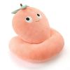 Plush Double Layer Sleeping Pillow Neck Nap Pillow, Light Pink