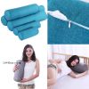 Health Neck Roll Pillow Neck Pillow Round Car Waist Pillow Sleeping Pillow White