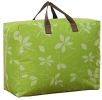 Two Oxford Storage Quilt Bags Space Saver Bags Clothes Storage Cases Baggage bags 58x39x23cm(Green)