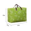 Two Oxford Storage Quilt Bags Space Saver Bags Clothes Storage Cases Baggage bags 58x39x23cm(Green)