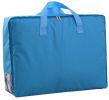 Two Oxford Storage Quilt Bags Space Saver Bags Clothes Storage Cases Baggage bags 58x39x23cm(Lake)