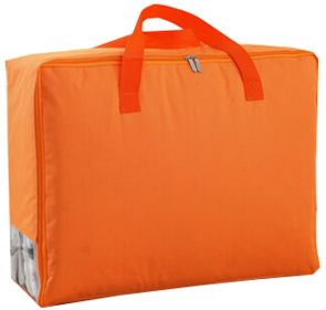 Two Oxford Storage Quilt Bags Space Saver Bags Clothes Storage Cases Baggage bags 58x39x23cm(Orange)
