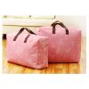 Two Oxford Storage Quilt Bags Space Saver Bags Storage Cases Baggage bags 58x39x23cm (Pink Willow)