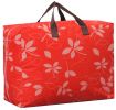 Two Oxford Storage Quilt Bags Space Saver Bags Storage Cases Baggage bags 58x39x23cm (Red Willow)