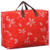 Two Oxford Storage Quilt Bags Space Saver Bags Storage Cases Baggage bags 58x39x23cm (Red Willow)