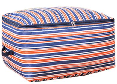 Two Oxford Storage Quilt Bags Space Saver Bags Storage Cases Baggage bags 58x40x22cm (Blue)