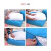 Two Oxford Storage Quilt Bags Space Saver Bags Storage Cases Baggage bags 70x50x30cm (Carmine)