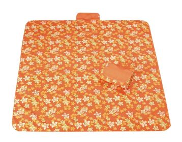 Outdoor Picnic Mats Waterproof Lawn Mats Practical Camping Mats, Orange