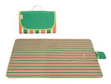 Waterproof Picnic Mat Lawn Beach Mats Portable Camping Mat, Stripe Pattern