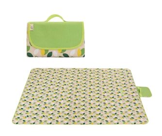 Waterproof Picnic Mat Lawn Beach Mats Portable Camping Mat, Leaf Pattern