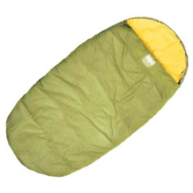 Keep Warm Sports Camping Hiking Outdoor Single Sleeping Bag Sleeping Gear- Green
