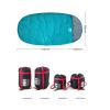 Keep Warm Sports Camping Hiking Outdoor Single Sleeping Bag Sleeping Gear- Green