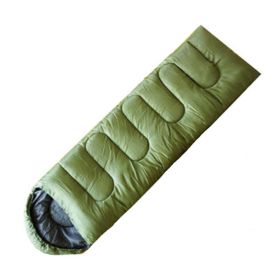 Multifunction Hiking Camping Sleeping Bags Accessories Mats Quilts - Army Green