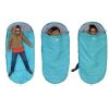 Keep Warm Sports Camping Hiking Single Sleeping Bags Accessories- Tropical Blue