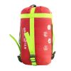 Spring Autumn Sports Camping Hiking Outdoor Single Sleeping Bags-Watermelon Red