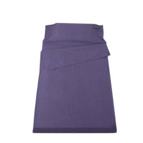 Cotton Travel And Camping Sheet Sleeping Bag Sleep Sack (Blue)