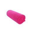 Warm Fleece Travel And Camping Sheet Sleeping Bag Sleep Sack (Rose Red)