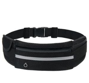 Waterproof Running Traveling Hiking Belt Waistpack Runners Bag Fit 6.2 Inch Phone,Black