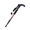 Outdoor Ultralight Hiking Stick Adjustable T-shaped Trekking Poles ,Red