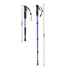 Outdoor Ultralight Hiking Walking Stick Adjustable Trekking Poles ,Red