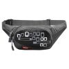 Camping & Hiking Waist Pouch Waist Pack, Multi-layer Design Storage Bag (Black)