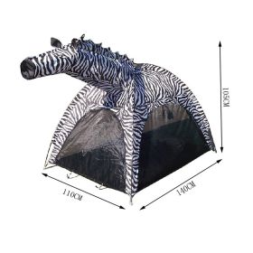 Cute Zebra Kids Play Tents Indoor/Outdoor Play Tent (Under 6 Years Old)