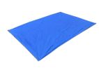 6 Hole Awning Outdoor Camping Oxford Cloth Mat 1.5 * 2.1 m Blue