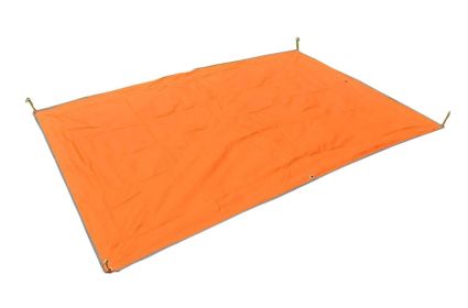 6 Hole Awning Outdoor Camping Oxford Cloth Mat 1.5 * 2.1 m Orange