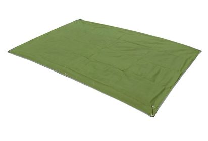 6 Hole Awning Outdoor Camping Oxford Cloth Mat 1.5 * 2.1 m Green