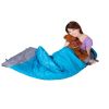 Outdoor Envelope Sleeping Bag for 3 Season Mild Weather (Skyblue)