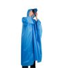 One-piece Raincoat Poncho Rain Cape Outdoor Hiking Camping (Blue)