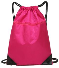 Drawstring Bag Unisex Gym Bag Sport Rucksack Shoulder Bag Hiking Backpack #11