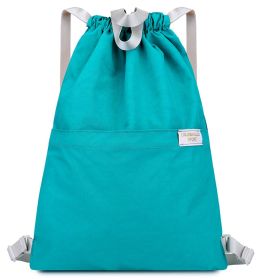 Drawstring Bag Unisex Gym Bag Sport Rucksack Shoulder Bag Hiking Backpack #15